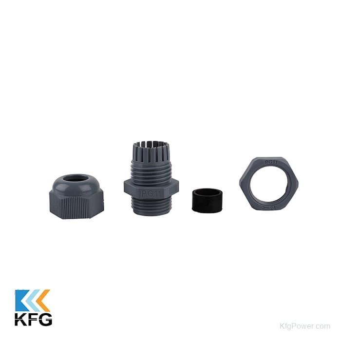 ZX PG29 Gray Plastic Cable Gland — image 2