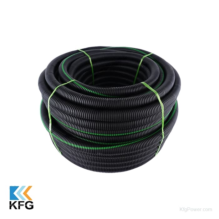 Split Flame-Retardant Corrugated Conduit, Size 16